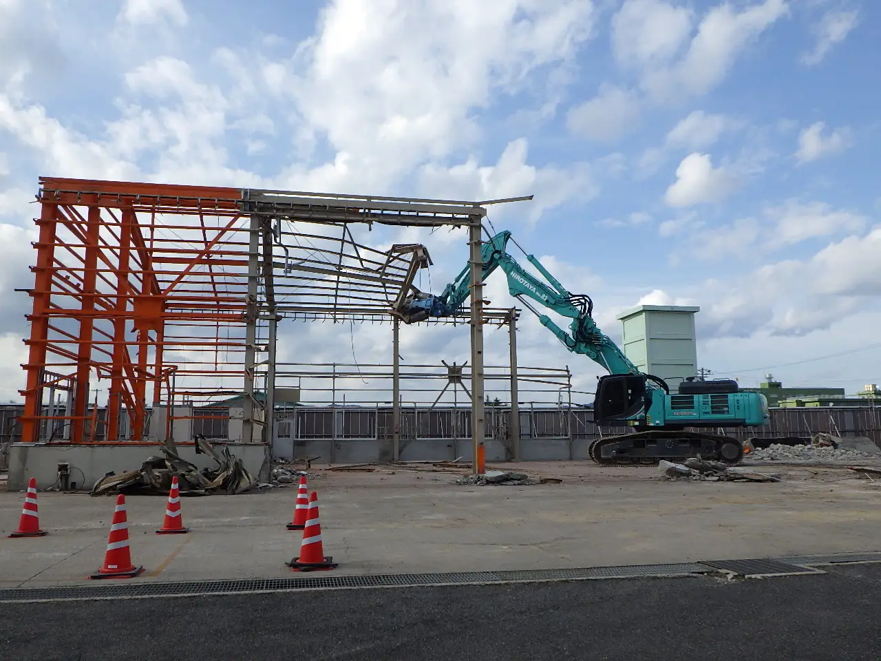解体工事の現場